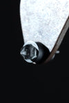 Parts of Four Stud Earrings Collection I Highly Handcrafted Natural Stone PS4-1935-4-KA+HER-HYHY Black Oxidized Silver+Crystal PPOF7